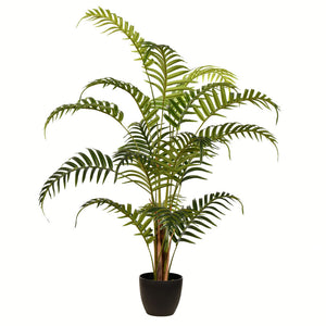 Vickerman Artificial Potted Fern Palm Real Touch Leaves