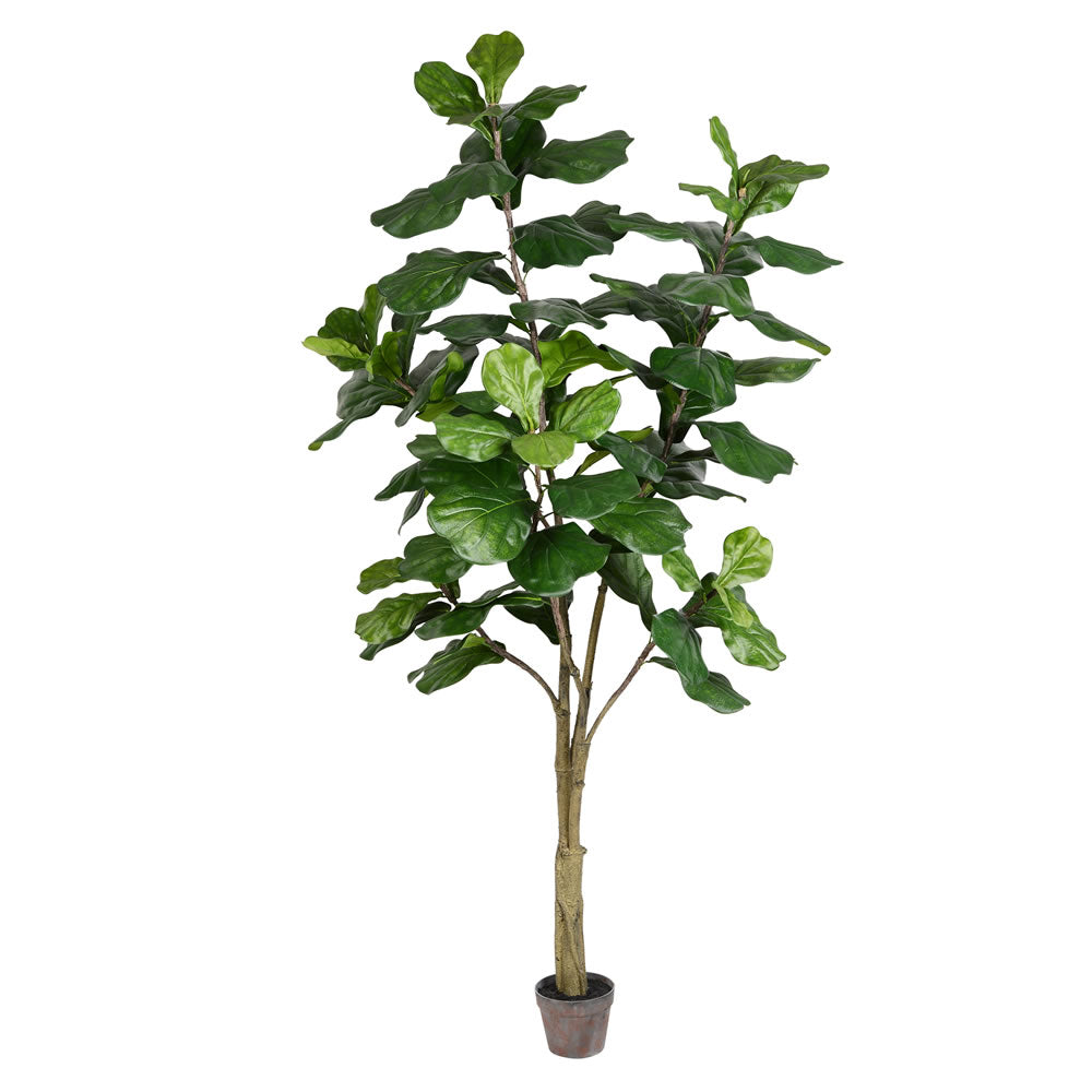 Vickerman Artificial Potted Fiddle Tree