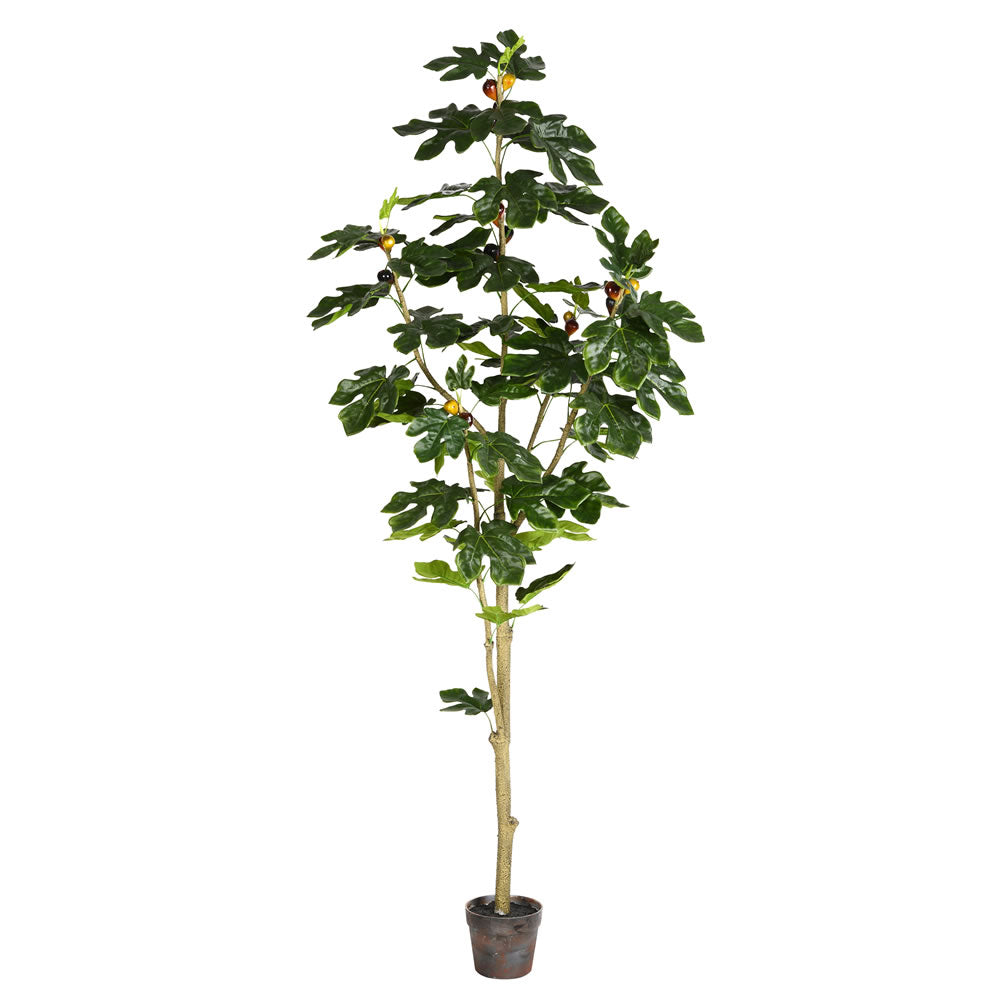 Vickerman Artificial Potted Fig Tree