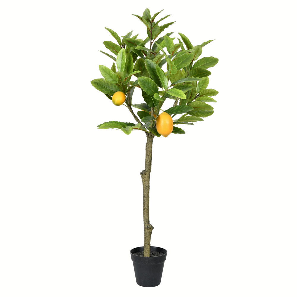 Vickerman 3' Artificial Potted Lemon Tree, Polyester