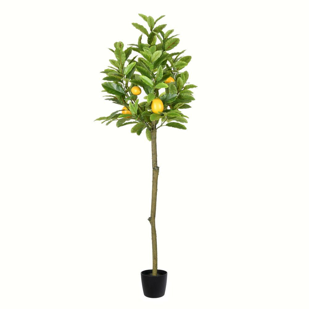 Vickerman 55" Artificial Potted Lemon Tree, Polyester