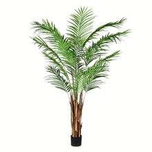 Load image into Gallery viewer, Vickerman Artificial Potted Giant Areca Palm Tree