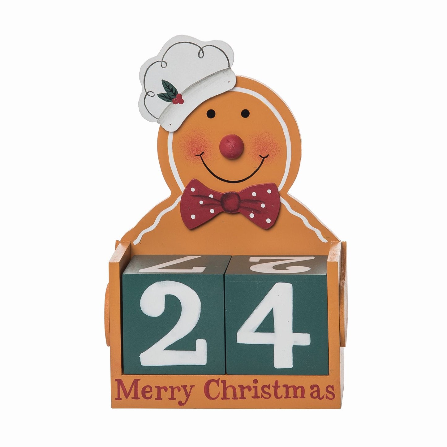 Transpac MDF Gingerbread Christmas Countdown