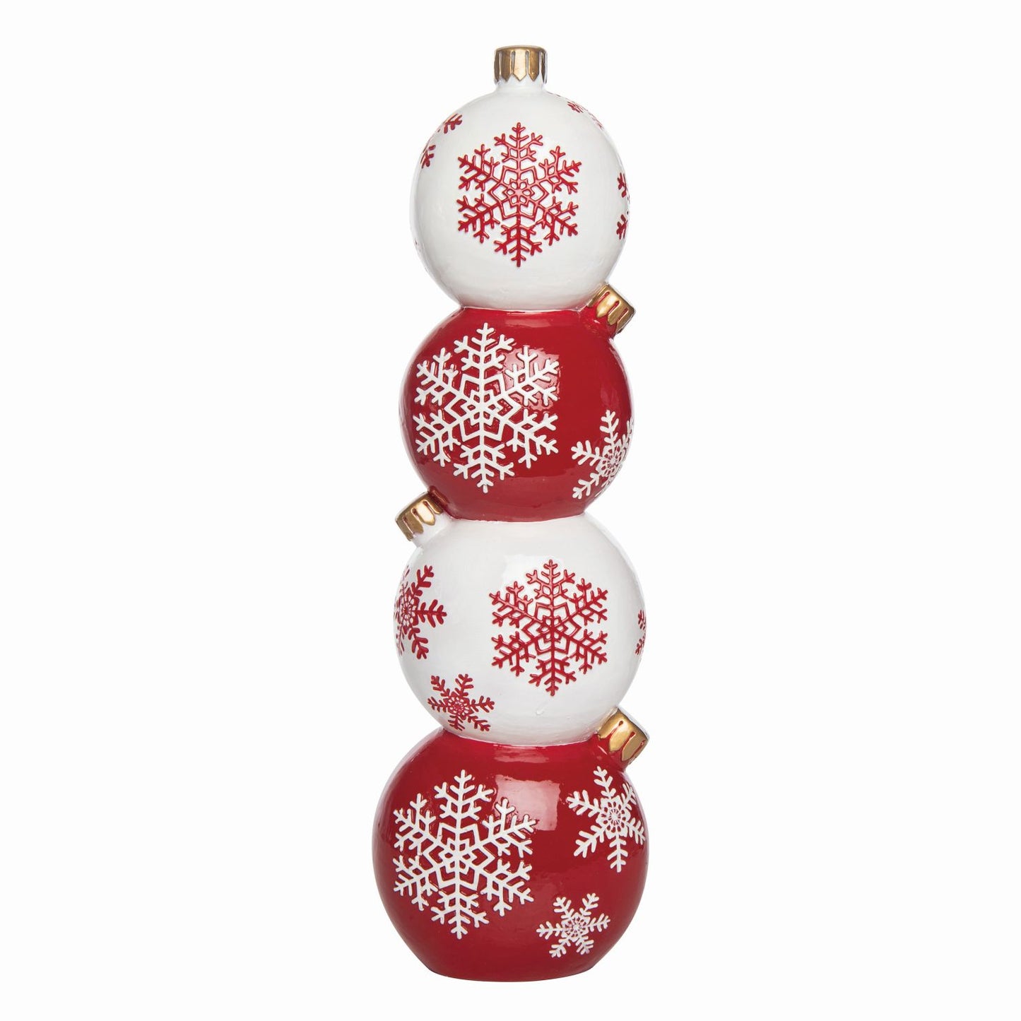 Transpac Resin Stacked Ornament Decor