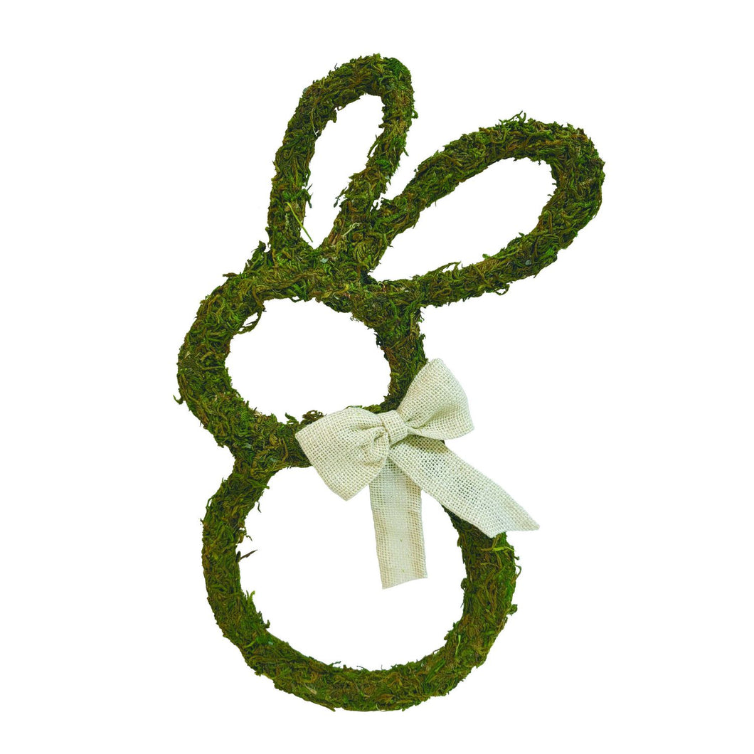 Transpac Shaped Bunny Wreath
