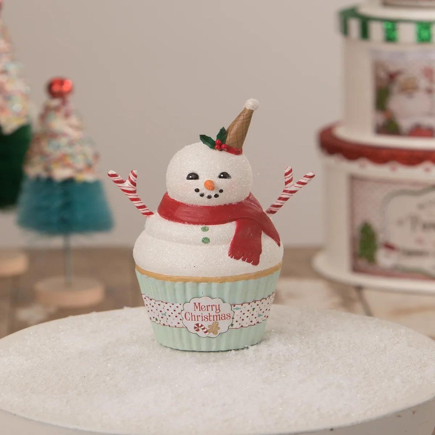 Bethany Lowe Mr. Snow Cupcake Container
