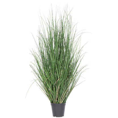 Vickerman Pvc Artificial Potted Green Curled Grass