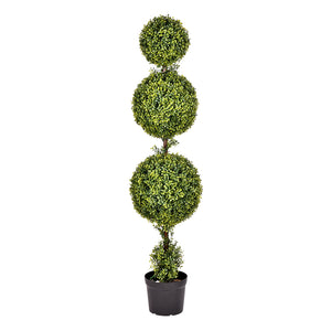 Vickerman Artificial Triple Ball Green Boxwood Topiary