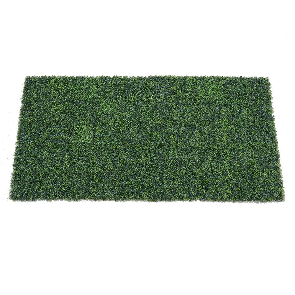 Vickerman 50" Artificial Green Boxwood Mat, Polyethylene