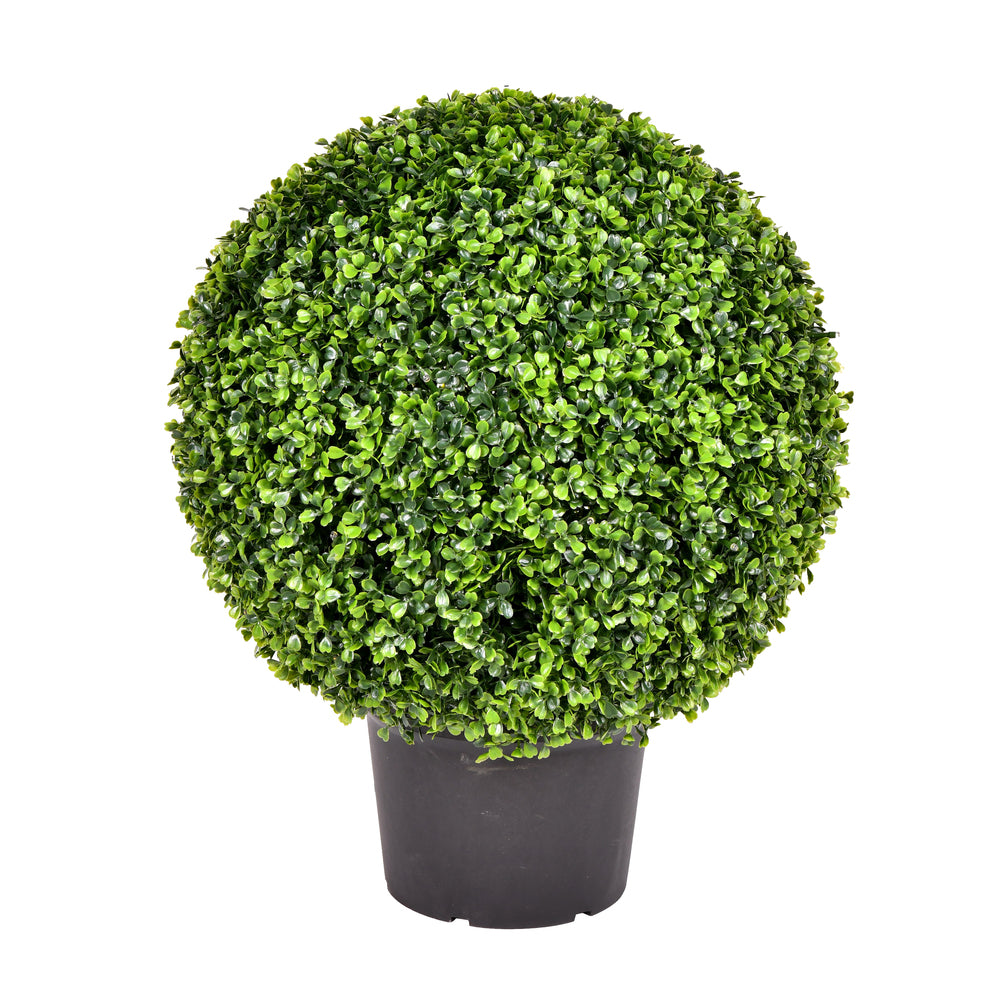 Vickerman Artificial Green Boxwood Ball In Pot