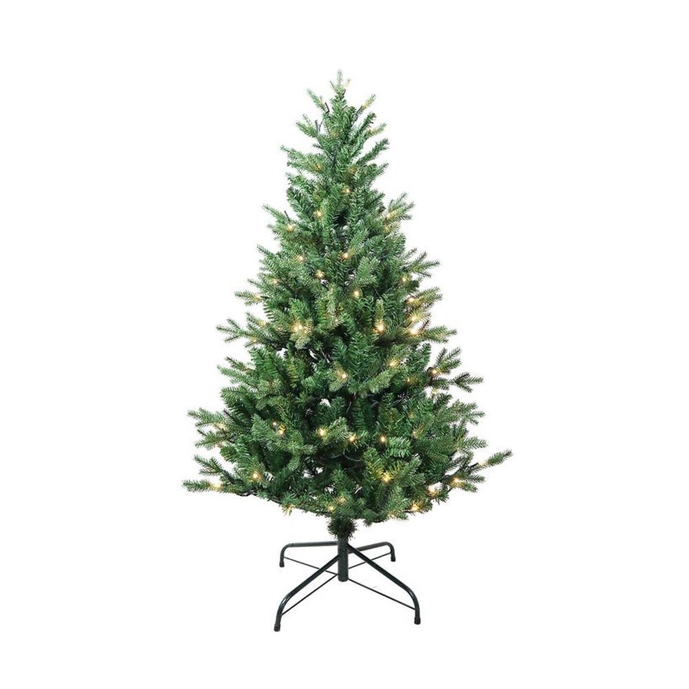 Kurt Adler 4.5' Warm White LED Jackson Pine Tree, PVC