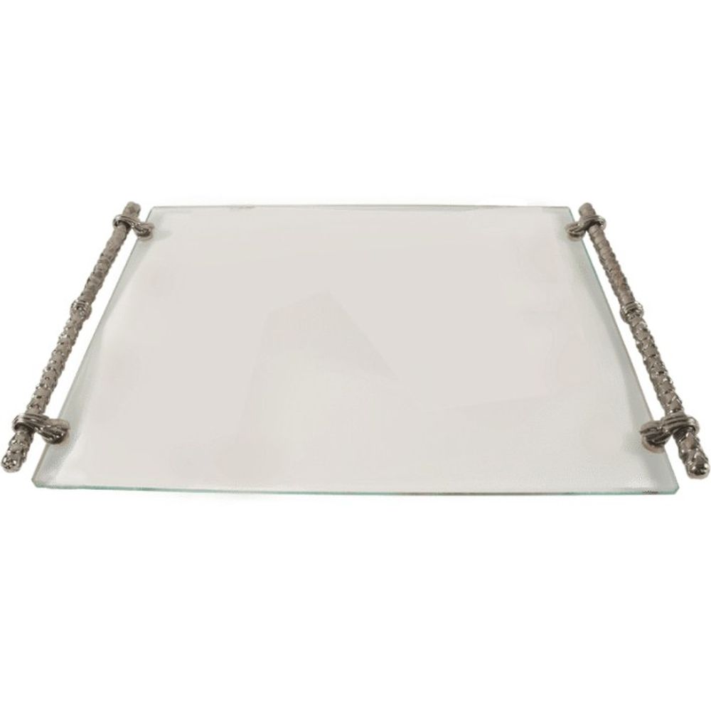 Quest Collection Scallop Handled Tray Large