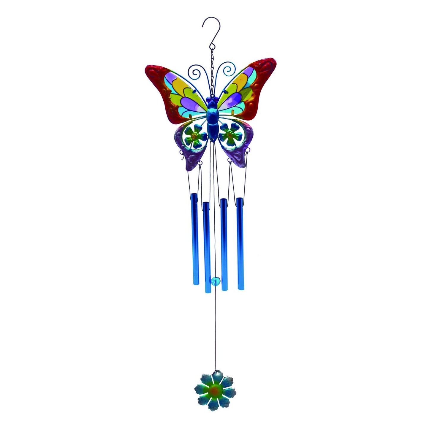 Transpac Metal Butterfly Wind Chime