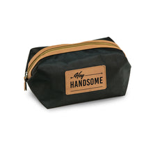 Load image into Gallery viewer, Hey Handome Water Resistant Nylon Dopp Kit w/ Saddle Accents by Bey Berk