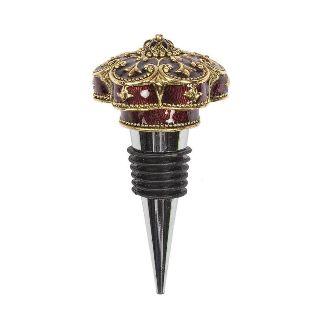 Quest Collection Royal Wine Stopper Red