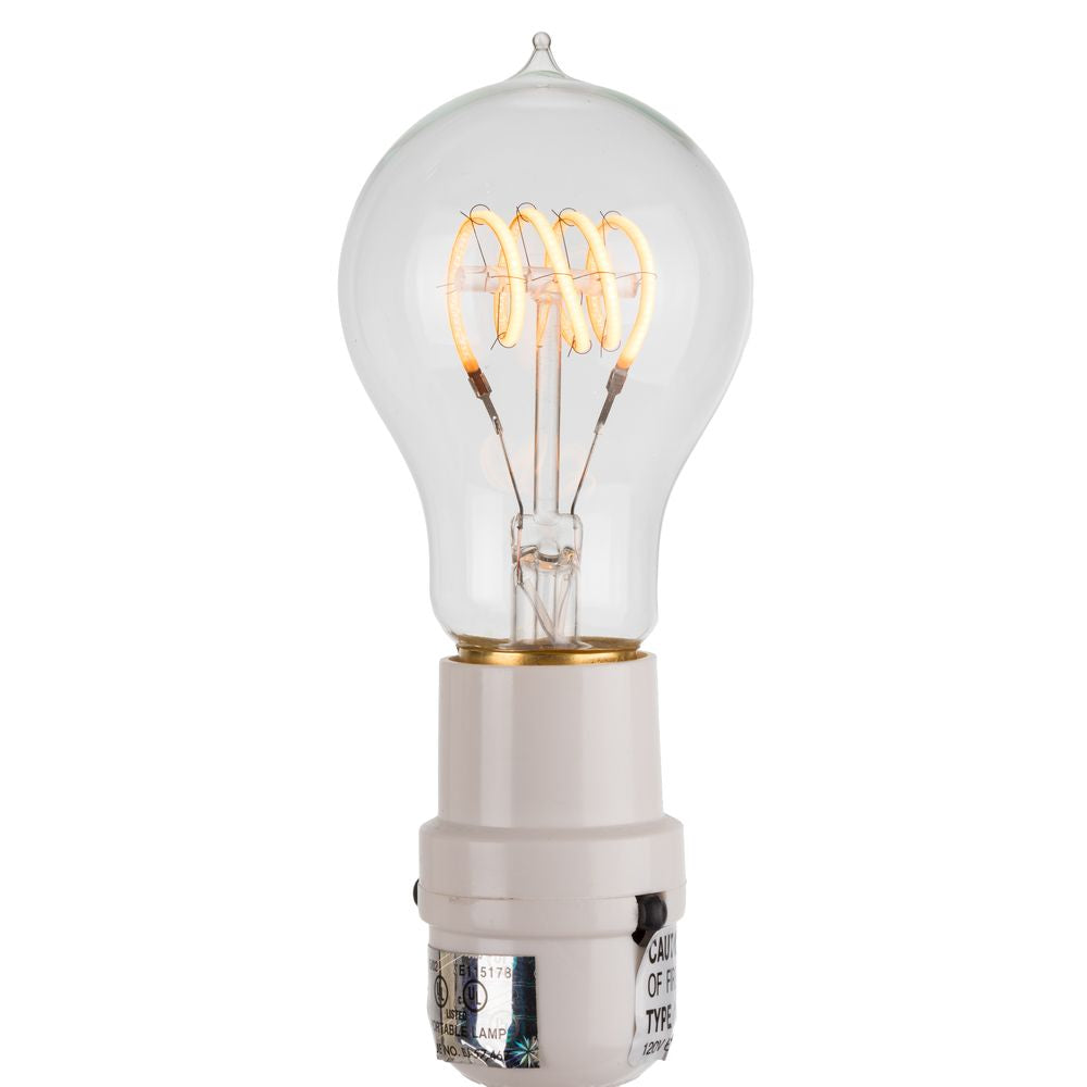 Vickerman PS60 Warm White Filament LED Bulb 1/BOX, E26 Brass Base, Dimmable
