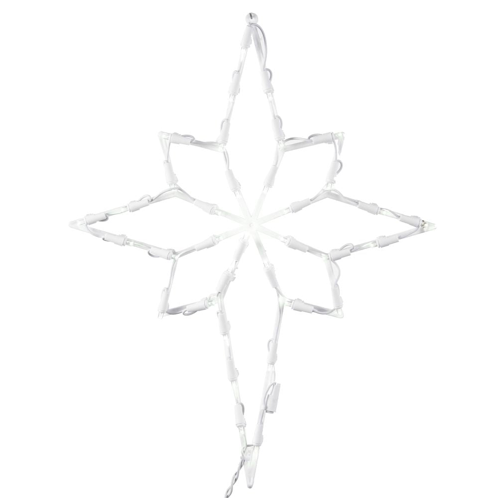 Vickerman 18" Star of Bethlehem Wire Silhouette with 35 LED Lights, Plastic