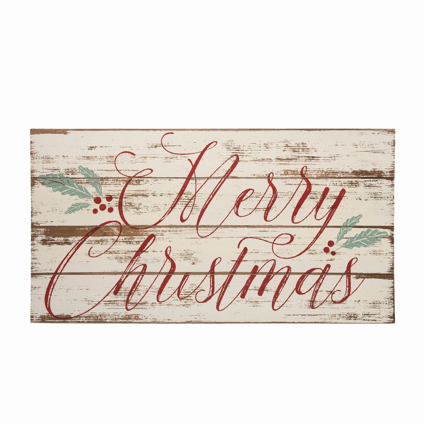 Transpac Wood Merry Christmas Sign