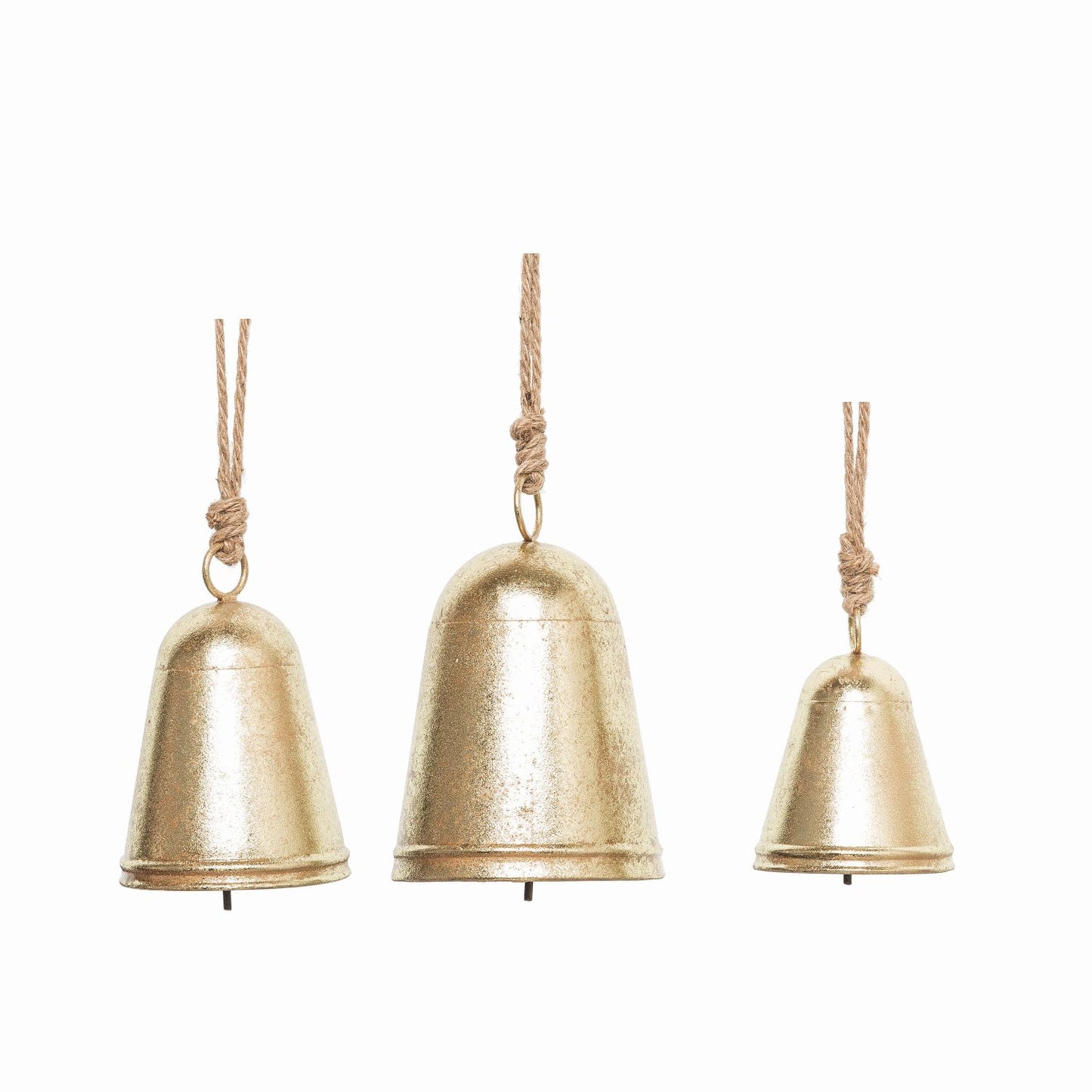 Transpac Metal Hanging Bells Decor, Set Of 3
