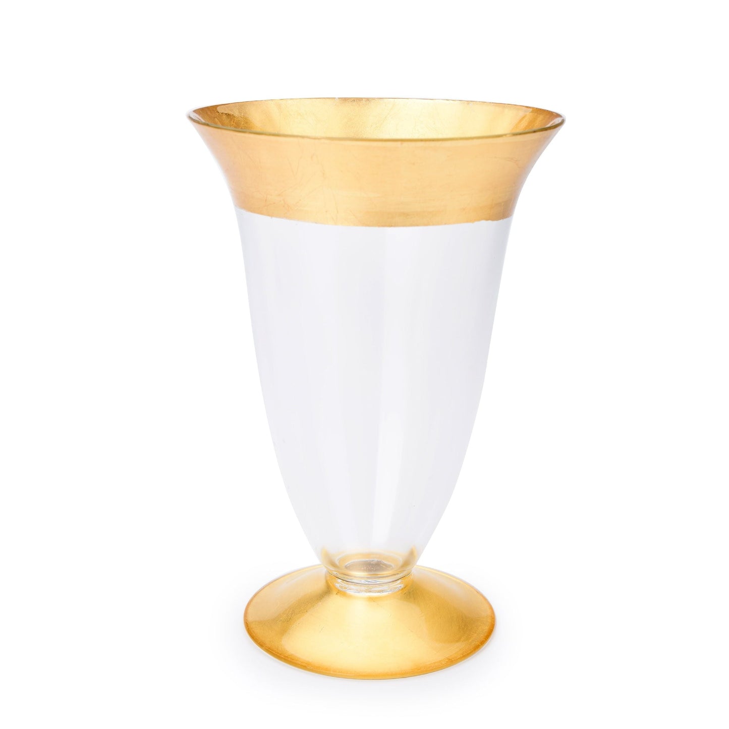 Classic Touch Decor Bud Vase With Gold Deisgn, 10"