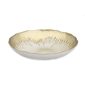 Classic Touch Decor Gold Dipped Salad Bowl 11.75"