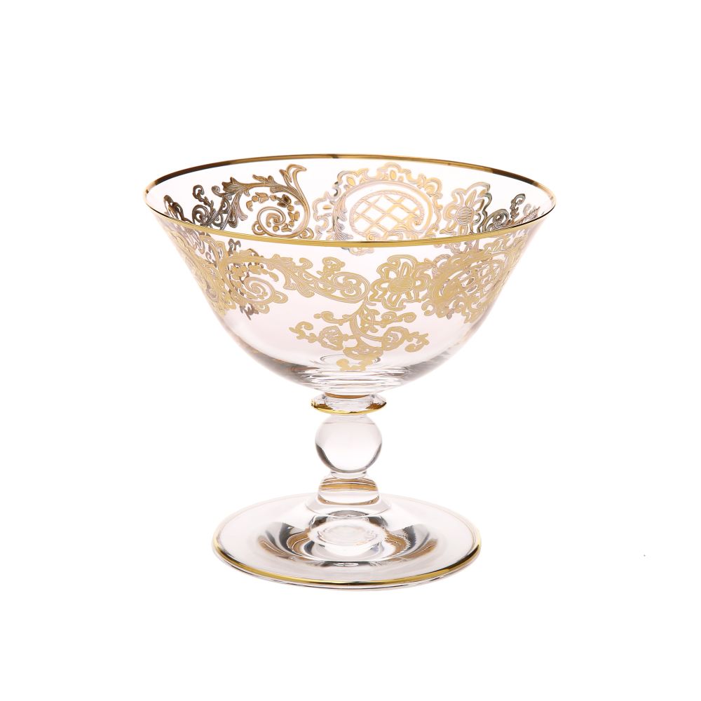 Classic Touch Decor Serving Bowl with Rich 24K Gold Design