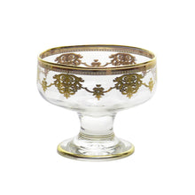 Load image into Gallery viewer, Classic Touch Decor Set Of 6 Dessert Cups With Gold Design, 3&quot;