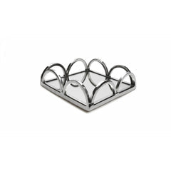 Classic Touch Décor Square Napkin Holder/Mirror Tray