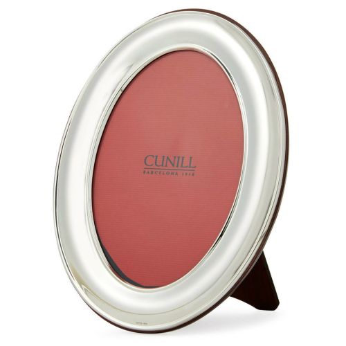 Cunill .925 Sterling Oval Plain  Picture Frame