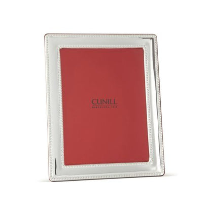 Cunill .925 Sterling Pearls (Wide Border) Picture Frame