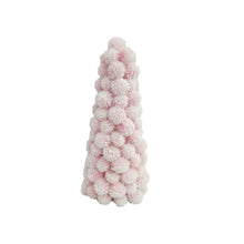 Load image into Gallery viewer, December Diamonds Pink Pom Pom Tree Figurine