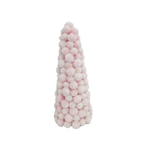 Load image into Gallery viewer, December Diamonds Pink Pom Pom Tree Figurine