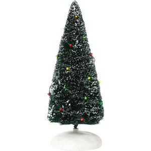 Dept56 Twinkle Brite Frosted Topiary Collectible Figurine 8"