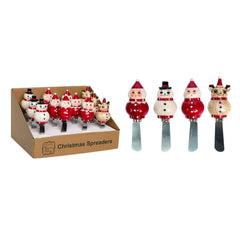 Dolomite Classic Christmas Character Spreaders Set Of 12 In Display