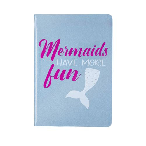 Eccolo Style Journal Aqua Mermaids Have More Fun 6x8