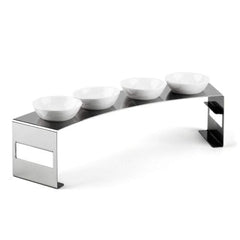 Elleffe Design Lunch Large condiment stand in stainless steel