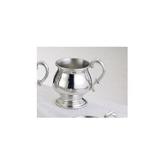 Empire Pewter Bulged Footed Baby Cup, Silver, Pewter
