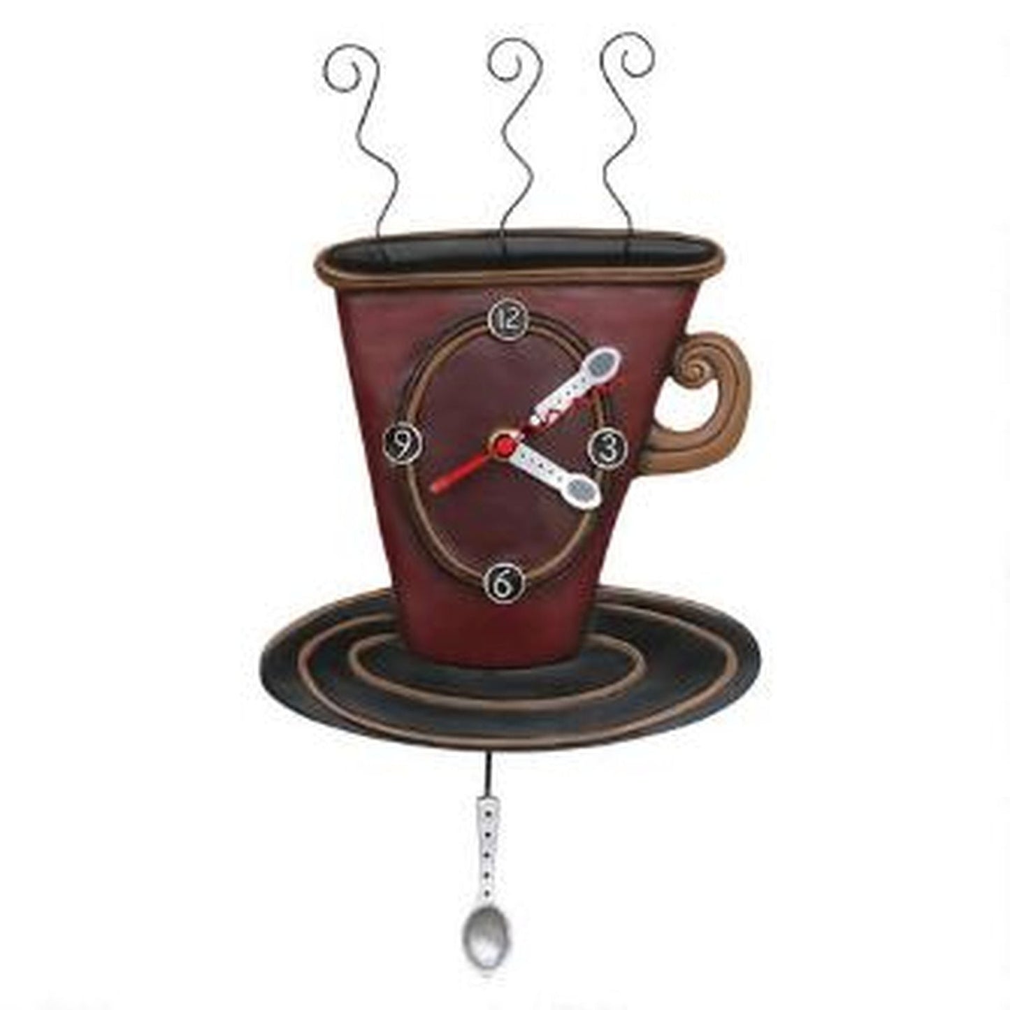 Enesco Allen Designs Cozy Cafe Clock