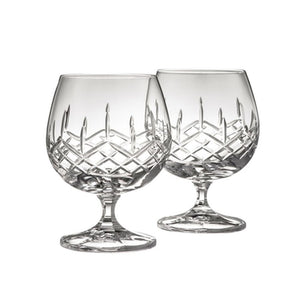 Galway Longford Brandy Pair, Clear, Glass