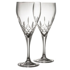 Galway Longford Red Wine Pair, Clear, Glass