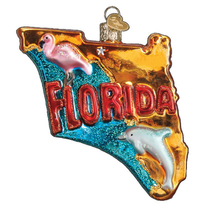 Old World Christmas State Of Florida Ornament.