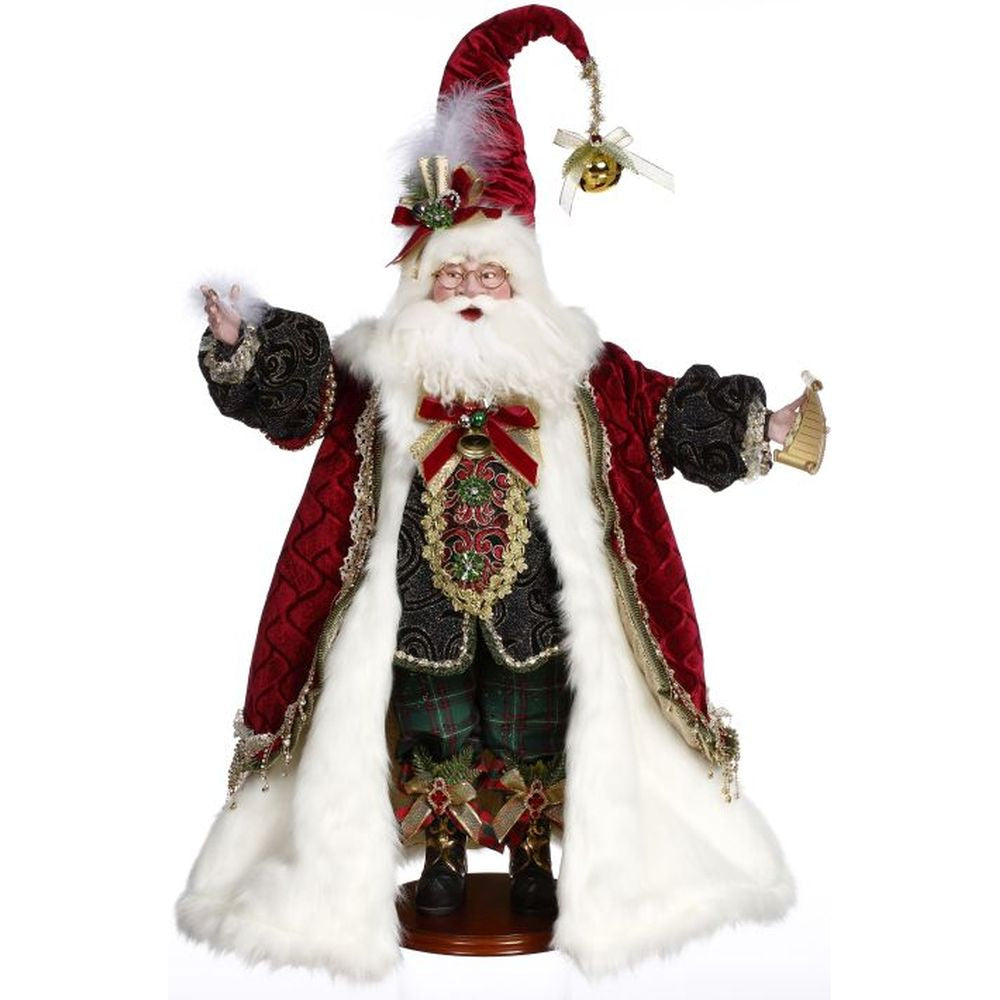 Mark Roberts Christmas 2023 Checking His List Santa Figurine - 26 Inches