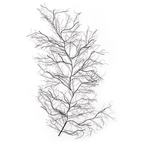 Torre & Tagus Willow Branch Metal Wall Decor, Black, 25
