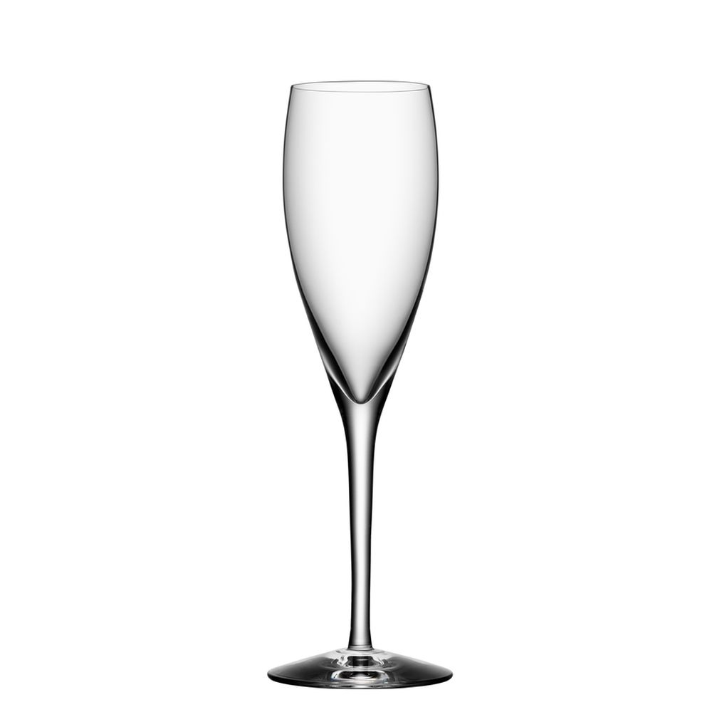Orrefors More Champagne Glass, Set of 4, Clear