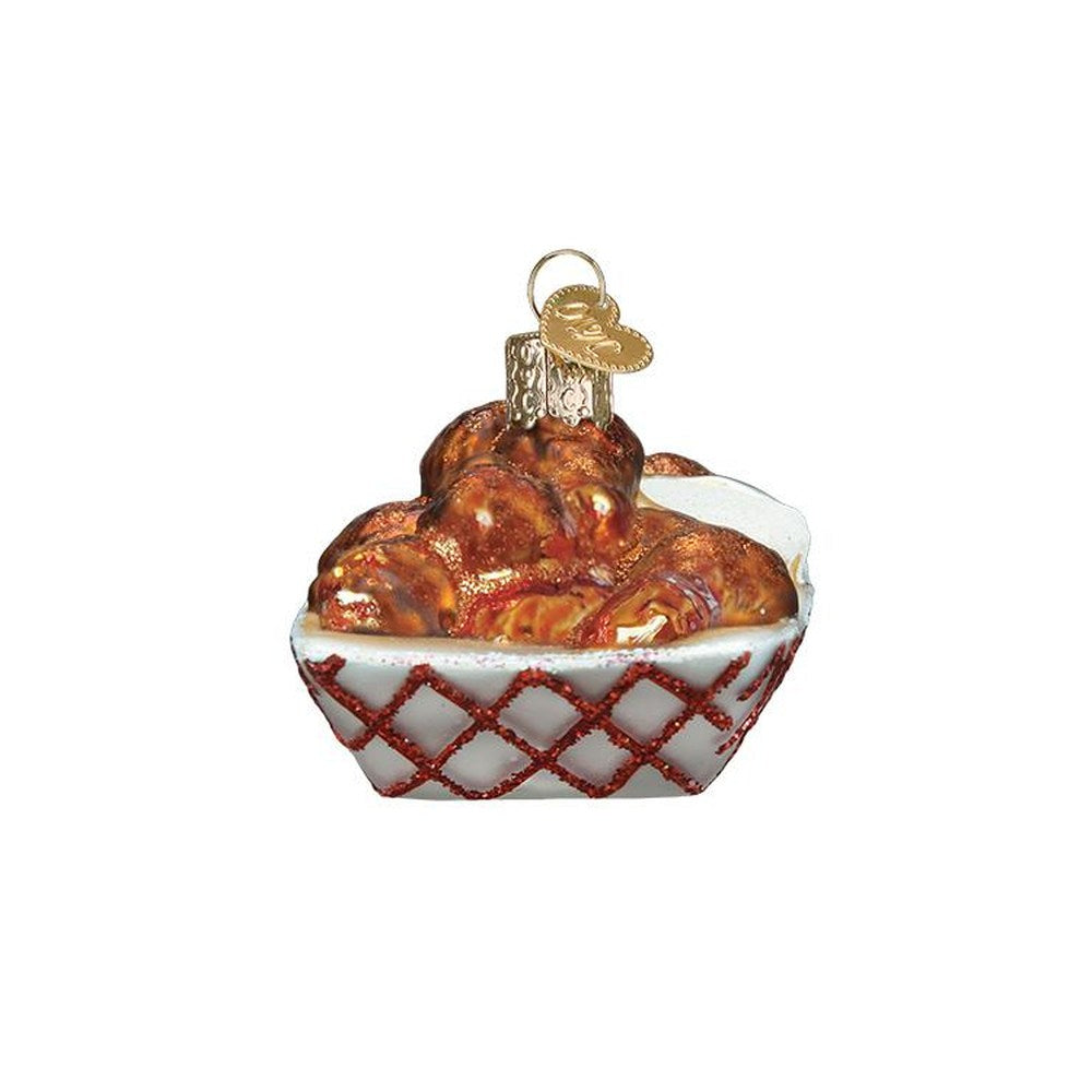 Old World Christmas Hot Wings With Dip Ornament