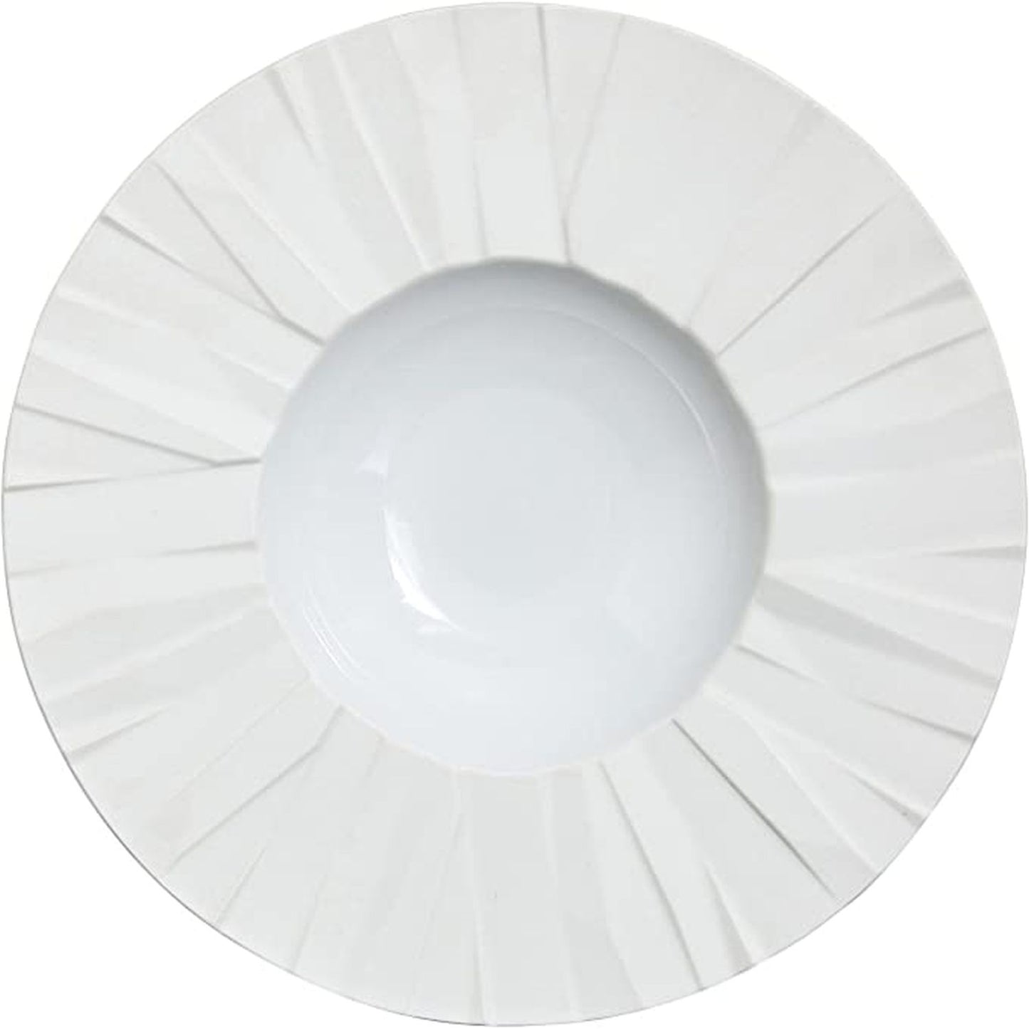 Vista Alegre Matrix White Soup Plate, Porcelain