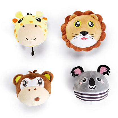 Two's Company Go Wild 24-Pieces Plush Animal Scented Squeeze Includes 4 Designs
