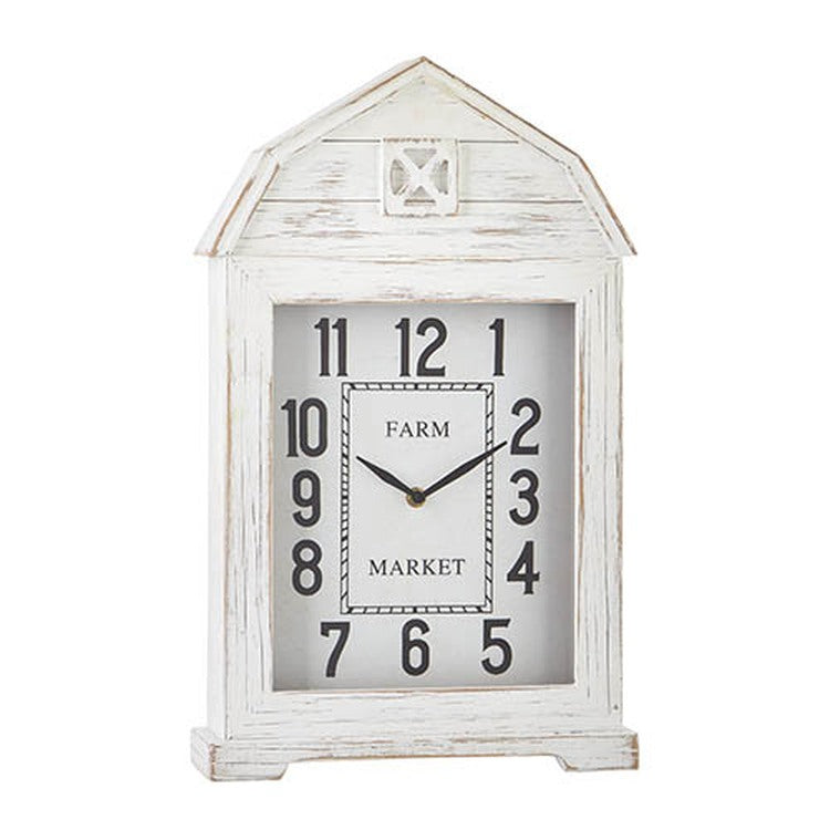 Raz Imports Boxwood 19" Distressed Barn Clock