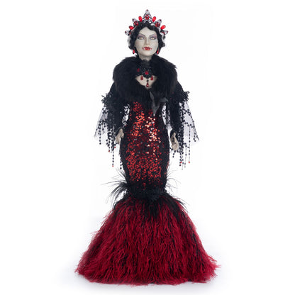 Katherine's Collection Eternal Devotion Countess Lilith Vonbitten, Red/Black Resin