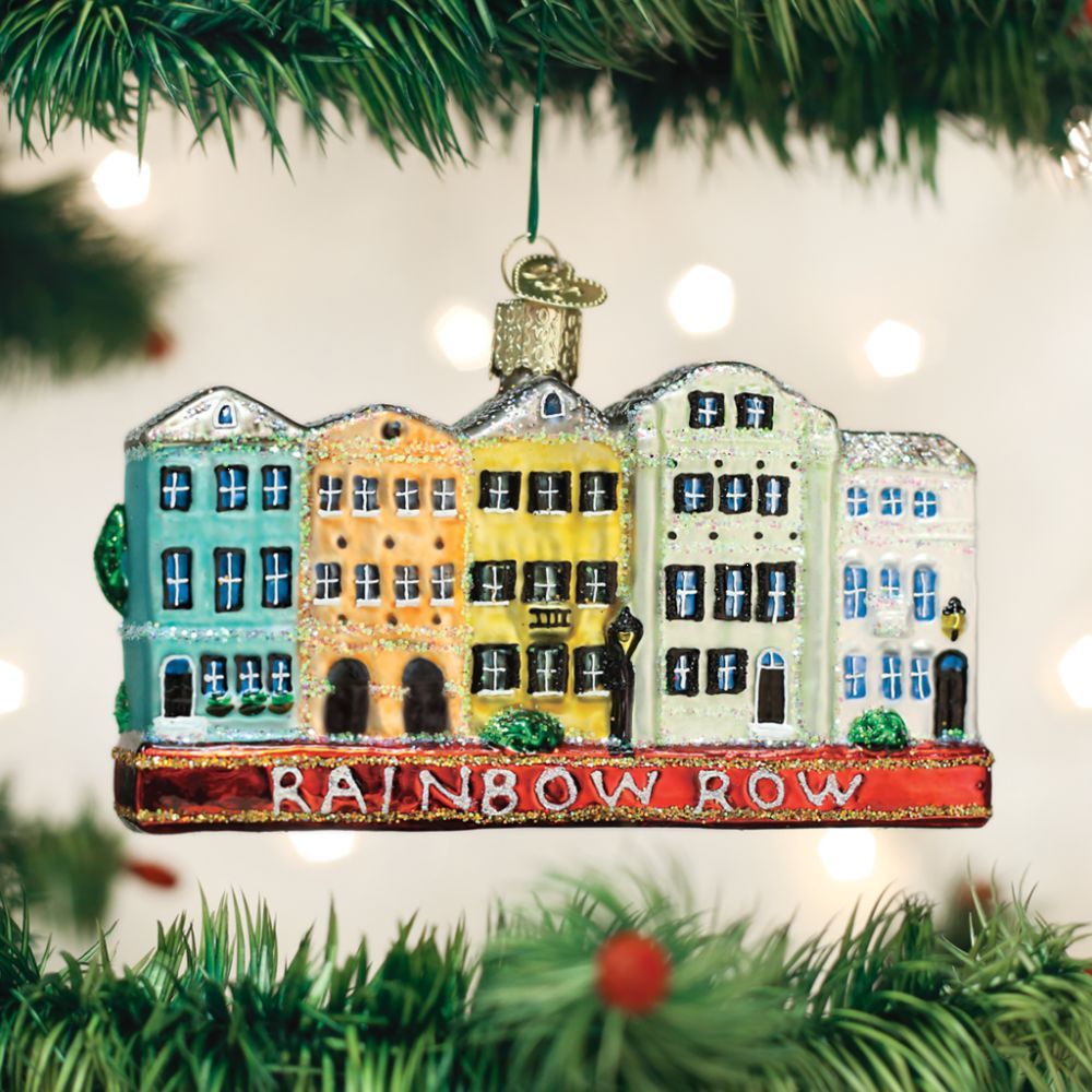 Old World Christmas Rainbow Row Ornament